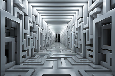 科技感的隧道图片