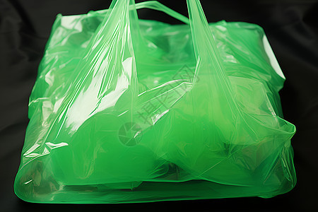 绿色的塑料包装袋图片