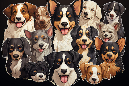 多种狗狗品种图片