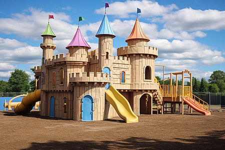 城堡乐园背景图片