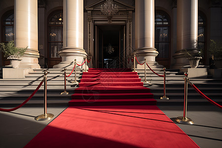 宴会厅门口的红地毯图片