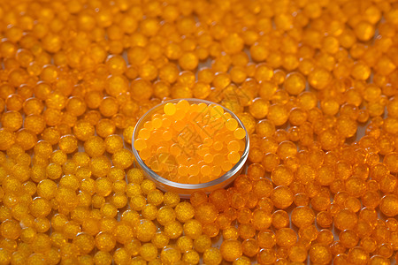 橙色的颗粒物背景图片
