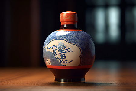 独特设计的瓷瓶图片