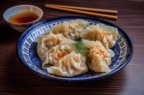 中式风味的水饺图片