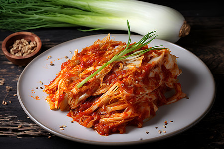 香辣韩式泡菜图片