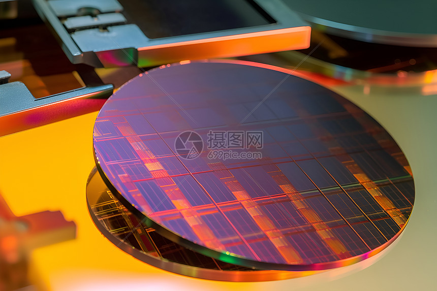 色彩斑斓的微电路电脑板图片