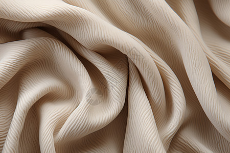 褶皱的丝绸织物高清图片