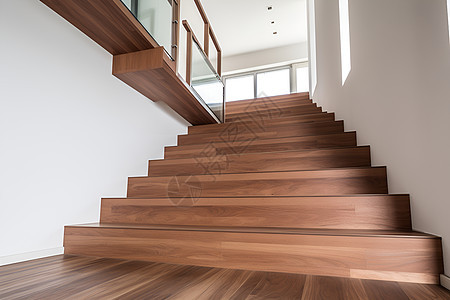 家中木质楼梯图片