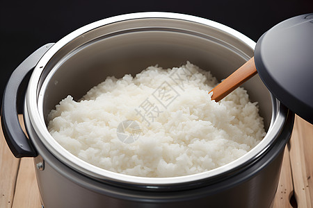一锅米饭图片
