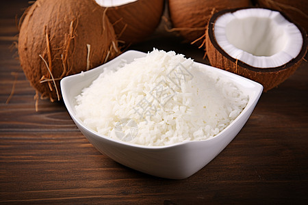 一碗健康的白米饭图片