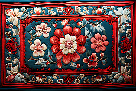 丝绒古董地毯图片