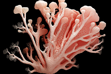 海洋中美丽的珊瑚图片