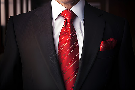 时髦的西装领带背景图片