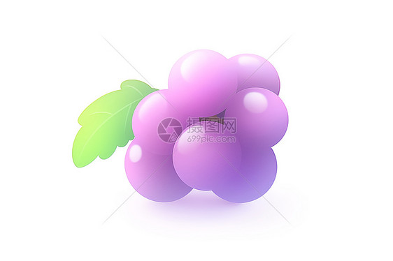 一串紫葡萄图片