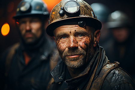 煤矿工人的工作图片