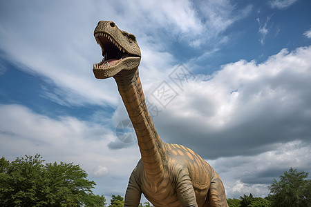 公园里的恐龙图片