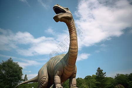 巨型恐龙雕塑图片