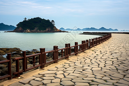 海岛与小径图片