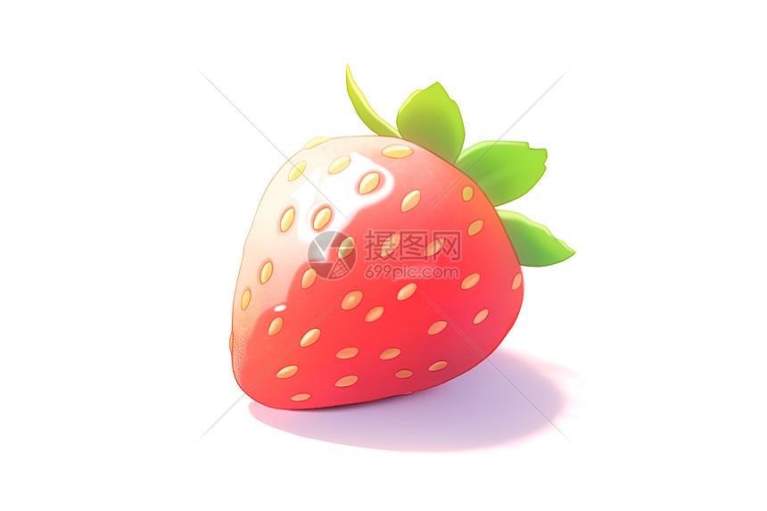 卡通草莓图标图片