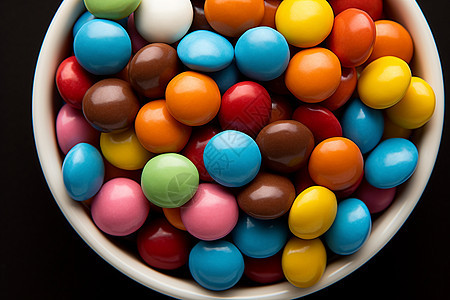 五彩斑斓的糖果背景图片