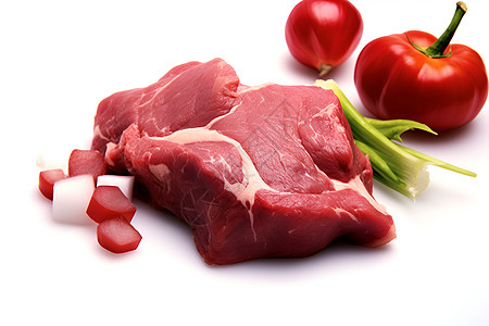 蔬菜肉类鲜嫩美味牛肉背景