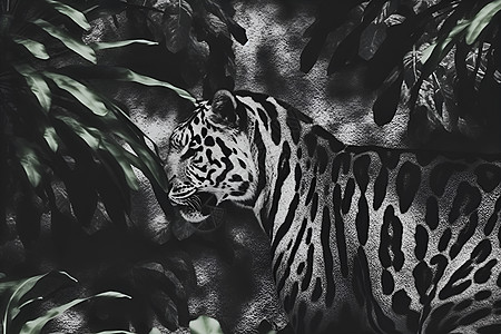 森林中的老虎高清图片