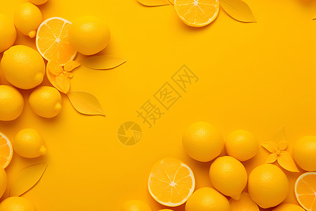 新鲜的橙子水果材料高清图片