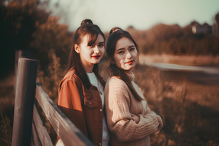 年轻女士背景图片