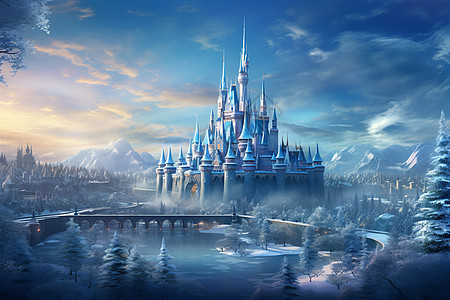 冰雪仙境皇宫图片