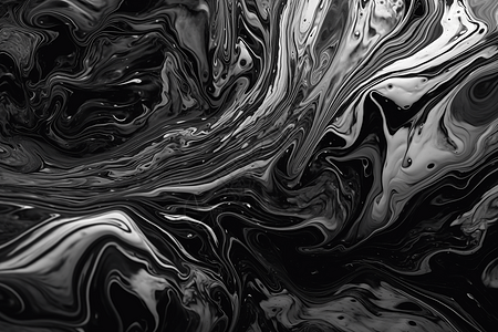 抽象的黑色流体曲线图片