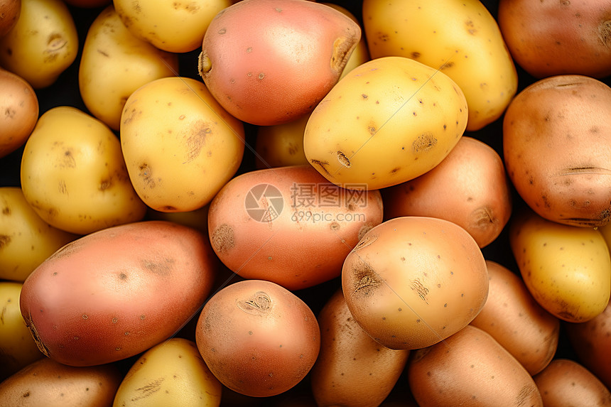 健康的食物土豆图片