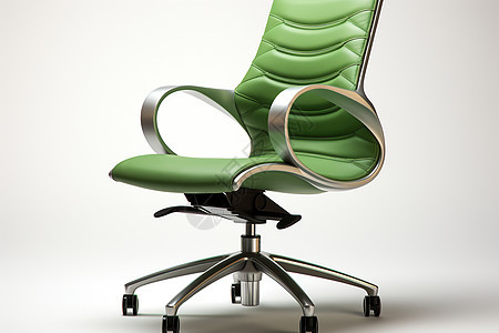 现代绿色办公椅图片