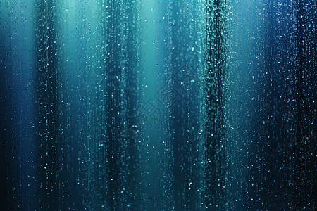 雨中的蓝幕背景图片