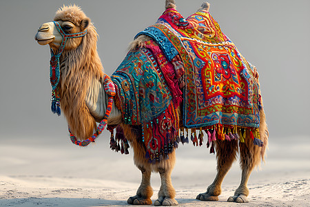 户外的骆驼图片