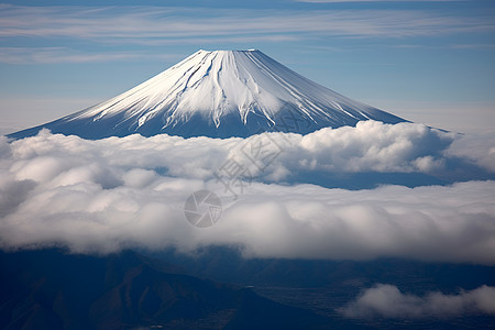 富士山风景背景图片