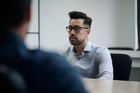 会议中的男人背景图片