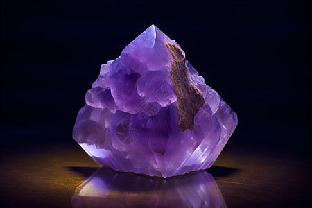 紫色水晶图片