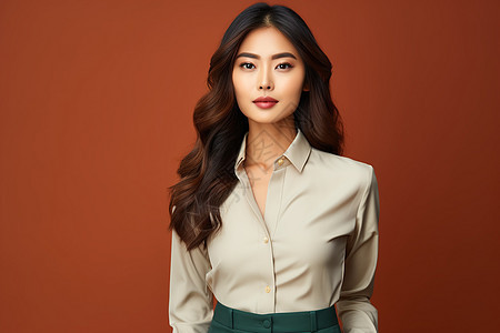 年轻的亚洲女商务人士图片