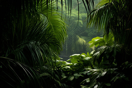 绿色丛林背景图片