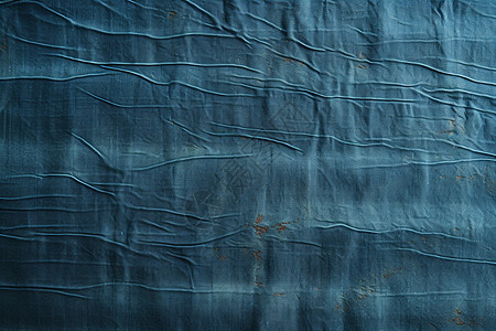 蓝色纺织布料图片