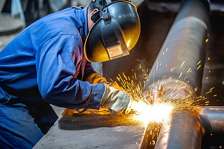 工业电焊的男性图片