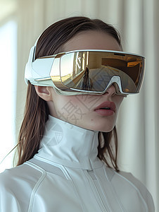 未来技术时尚的眼镜图片