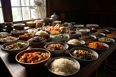 美味的食物背景图片