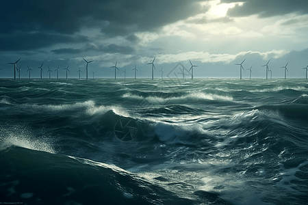 海上风电场图片