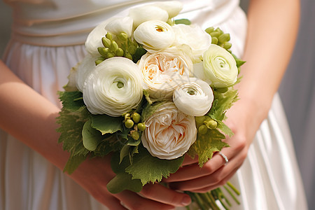 婚礼中的花团锦簇图片