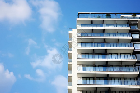 简约的建筑楼房背景图片