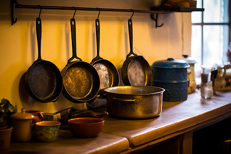 乡村风情中的古老厨房图片