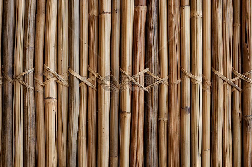 竹条编织的物品图片