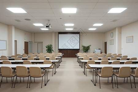 会议空间简约的现代会议室背景
