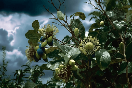 农业无花果种植果园图片